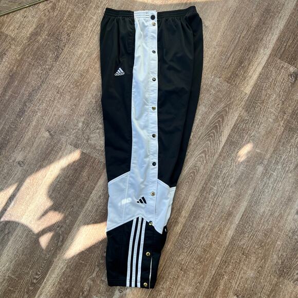 Adidas Vintage 90s Full Snap Tear Away Track Pants RARE DESIGN - Picture 3 of 8